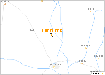 map of Lancheng