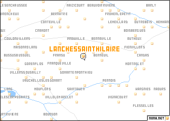 map of Lanches-Saint-Hilaire