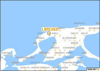 map of Lancken