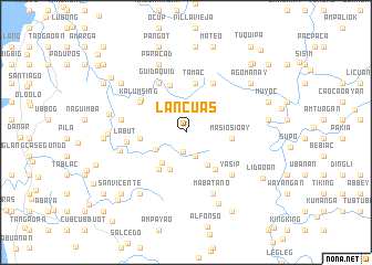 map of Lancuas