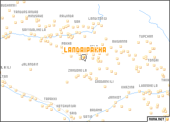 map of Landai Pakha