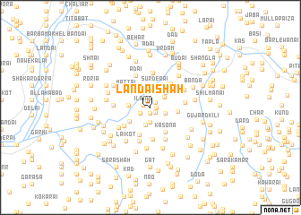 map of Landai Shāh