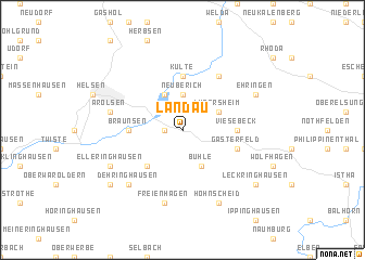 map of Landau