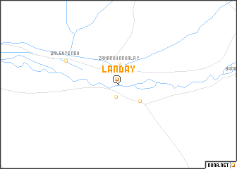 map of Landay