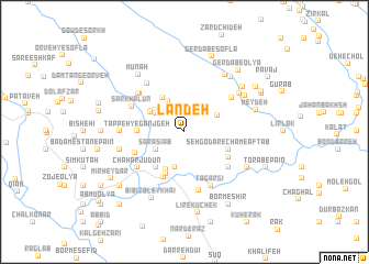 map of Landeh