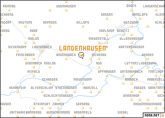 map of Landenhausen