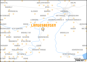 Landesbergen (Germany) map - nona.net