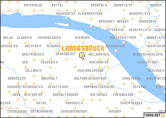 map of Landesbrück