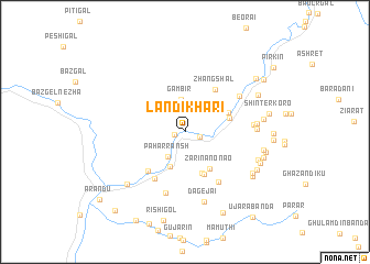 map of Landīkhāri