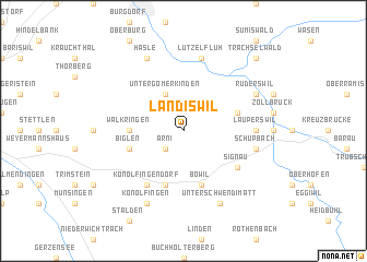 map of Landiswil