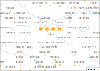 map of Landrauderie