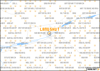 map of Landshut