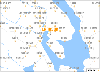 map of Landsom