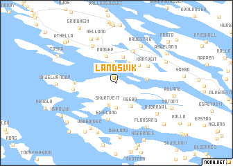 map of Landsvik