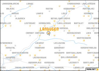 map of Landugen