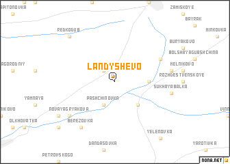 map of Landyshevo