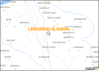 map of La Negra del Alguaral