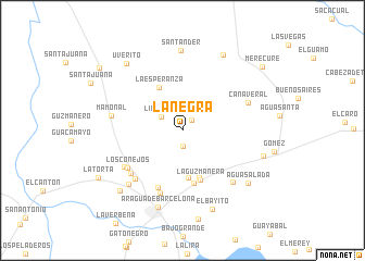 map of La Negra