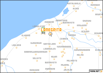 map of La Negrita