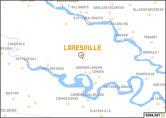 map of Lanesville