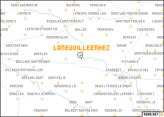 map of La Neuville-en-Hez