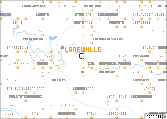 map of La Neuville