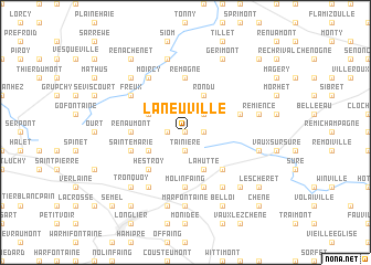 map of Laneuville