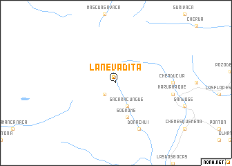 map of La Nevadita