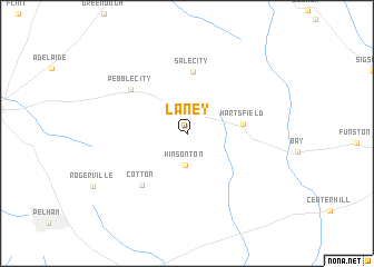 map of Laney