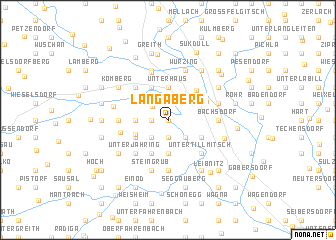 map of Langaberg