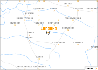 map of Langaha