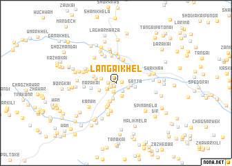 map of Langai Khel