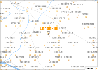 map of Langakiai