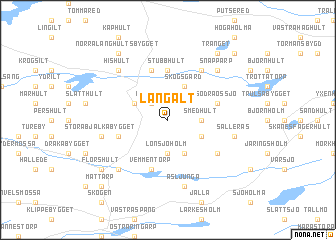 map of Långalt