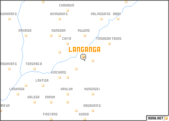 map of La-ngan Ga