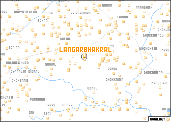 map of Langar Bhakral