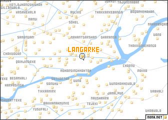 map of Langarke
