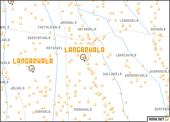 map of Langarwāla