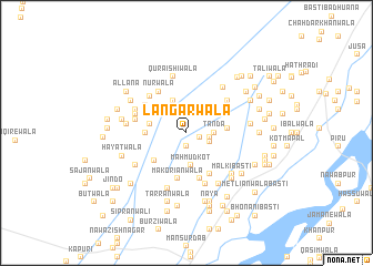 map of Langarwāla