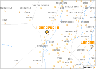 map of Langarwāla