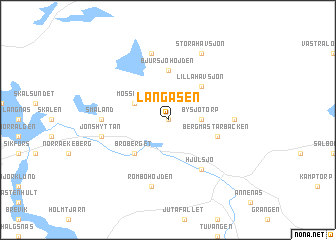 map of Långåsen