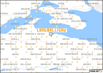 map of Langballigau