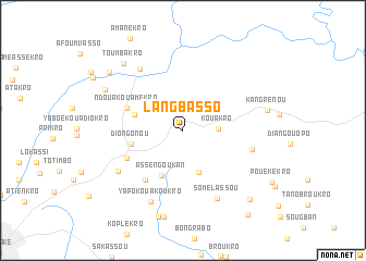 map of Langbasso