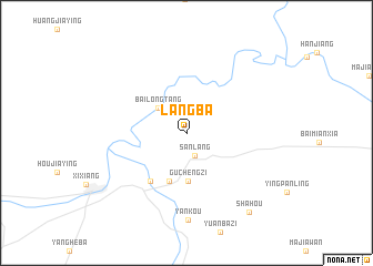 map of Langba