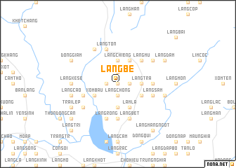 map of Làng Bé
