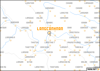 map of Làng Cánh Nàn