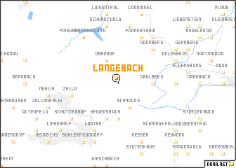 map of Langebach