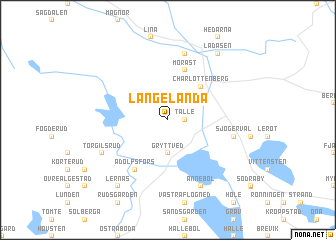 map of Långelanda