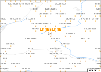 map of Langeland