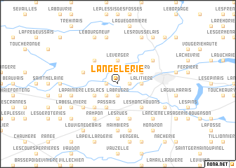 map of LʼAngelerie